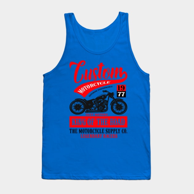 custom motorcycle Tank Top by enzo123